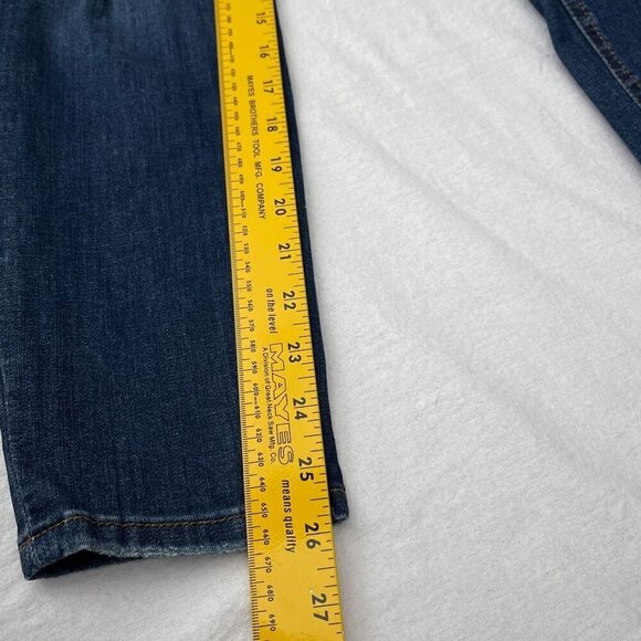 Free People Distressed Skinny Jeans High Rise Denim Cotton Stretch NWT Womens 30 - Picture 13 of 14